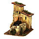 Water mill with house set 15x10x15 Neapolitan nativity 8 cm s2