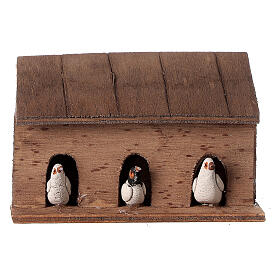 Cork pigeon house for Neapolitan Nativity Scene with 12 characters