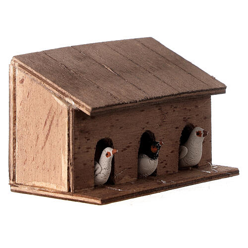 Cork pigeon house for Neapolitan Nativity Scene with 12 characters 3