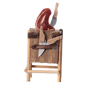 Butcher block for Neapolitan nativity scene 16 cm