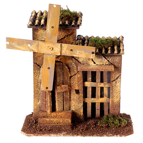 Windmühle 20x15x10 cm Neapolitanische Krippe, 8 cm 1