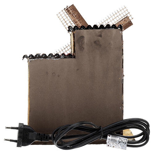 Windmill 20x15x10 cm for Neapolitan Nativity Scene with 8 cm characters 4