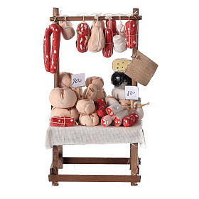 Banco salumi per presepe napoletano 6-8 cm