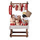 Banco salumi per presepe napoletano 6-8 cm s1