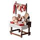 Banco salumi per presepe napoletano 6-8 cm s2