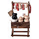 Banco salumi per presepe napoletano 6-8 cm s4