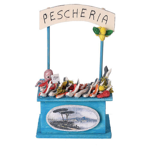 Fish stand for Neapolitan Nativity Scene with 6-8 cm characters 1