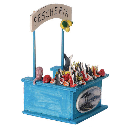 Fish stand for Neapolitan Nativity Scene with 6-8 cm characters 3