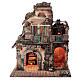 Crèche XVIIIe siècle four fontaine 70x60x50 cm pour santons 16-18 cm s1