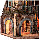 Presepe stile 700 forno fontana 70x60x50 cm per statuine 16-18 cm s6