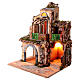 Nativity set village 1700s oven fountain 70x60x50 cm for 16-18 cm figurines s14