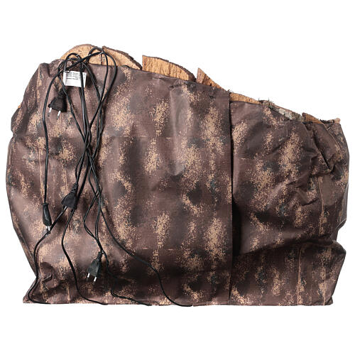 Neapolitanische Krippe mit Bewegungen 55x70x50 cm, 16-18 cm 7