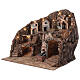 Neapolitan Nativity Scene setting 55x70x50 cm with animations for 16-18 cm characters s3