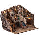 Neapolitan nativity village 55x70x50 cm with movement 16-18 cm s5