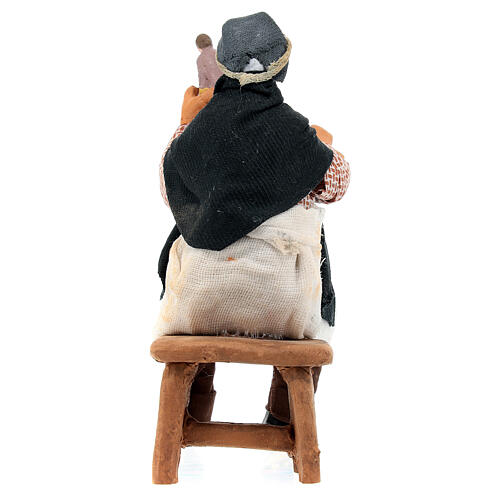 Statua presepista presepe napoletano 13 cm 4