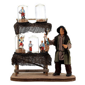 Venditore pastori presepe napoletano 13 cm