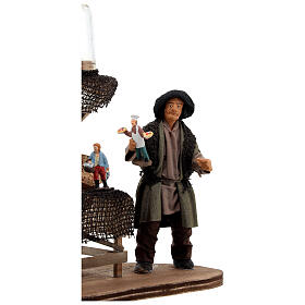 Venditore pastori presepe napoletano 13 cm