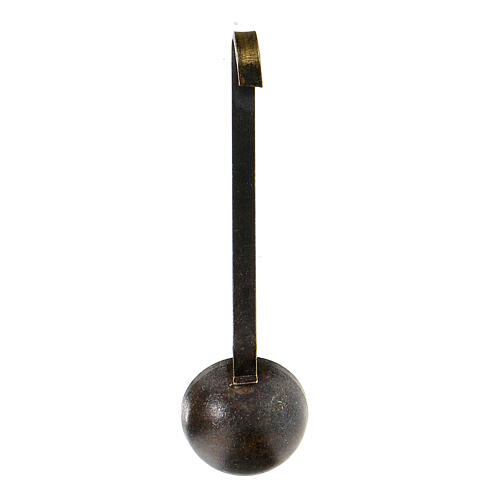 Concha metal 6x1x1 cm para presépio napolitano com figuras de 12-14 cm de altura média 3