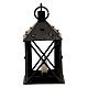 Metal lantern with candle 7x4x4 cm for Neapolitan nativity 18-20 cm s1
