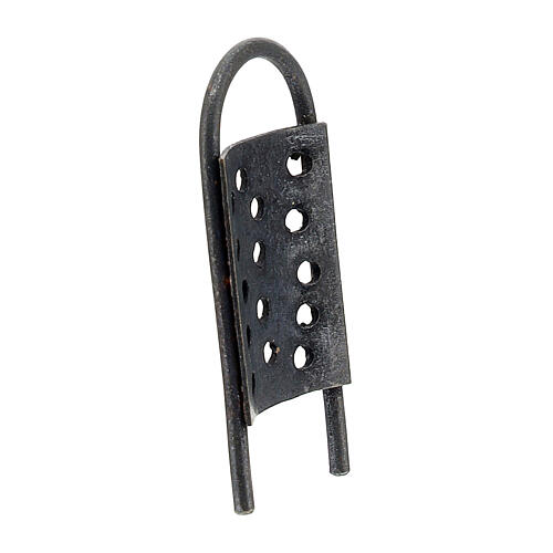 Ralador de metal 4x2x1 cm para presépio napolitano com figuras de 18 cm 2