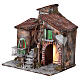 Borgo presepe napoletano luce 30x30x20 cm  s3