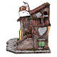 Village house 18th century style Neapolitan setting 30x30x25 cm light s4