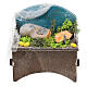 Fish market stand Neapolitan nativity 12 cm 10x10x5 cm s1