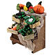Gemüseverkaufsstand, neapolitanischer Stil, für 12 cm Krippe, 10x5x5 cm s2
