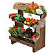 Obst- und Gemüseverkaufsstand, neapolitanischer Stil, für 12 cm Krippe, 10x5x5 cm s2