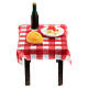 Table set for one for Neapolitan Nativity Scene s4