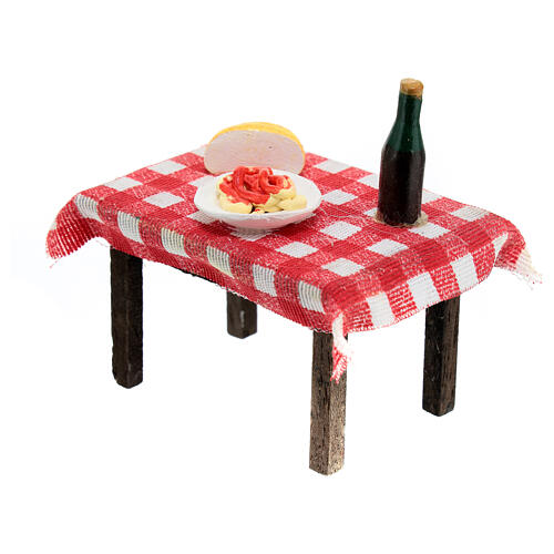 Table préparée pour un pour crèche napolitaine 2