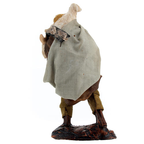 Buon pastore giovane presepe napoletano 8 cm 4
