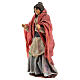 Standing woman with shawl for Neapolitan Nativity Scene with 8 cm characters s2