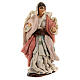 Woman with open arms for Neapolitan Nativity Scene with 8 cm characters s1