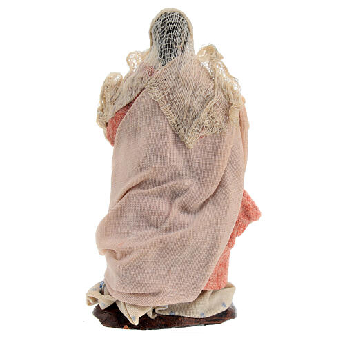 Standing woman figurine Neapolitan nativity 8 cm 4