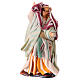 Woman with carpets in her hand Neapolitan style, nativity scenes 8 cm s1