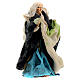 Old lady with laundry for Neapolitan Nativity Scene with 8 cm characters s3