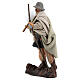 Homem idoso com saco e bastão para presépio napolitano com figuras de 8 cm s2