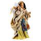 Young woman with sack for 8 cm nativity scenes s2