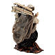 Old man with wood on his shoulders Neapolitan nativity scene 8 cm s4