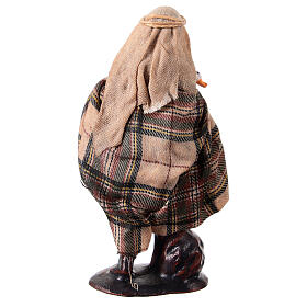 Bauernjunge mit Gans Krippe, 8 cm