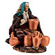 Statue woman potter, Neapolitan nativity 8 cm s3