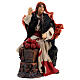 Standing woman with basket and apples Neapolitan nativity scene 12 cm s2