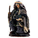 Beggar on his knees, figurine for Neapolitan Nativity Scene with 12 cm characters s1