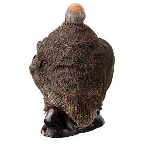 Mendicante in ginocchio presepe napoletano 12 cm