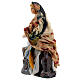 Woman kneading for Neapolitan Nativity Scene of 12 cm s5