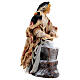 Woman kneading dough Neapolitan nativity scene 12 cm s3