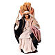 Old man with hay, figurine for Neapolitan Nativity Scene with 6 cm characters s1