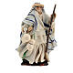 Arab elder man with cheese Neapolitan nativity scene 6 cm s1
