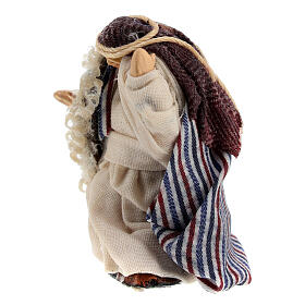 Uomo arabo pensatore stile napoletano per presepi 6 cm